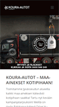 Mobile Screenshot of koura-autot.fi